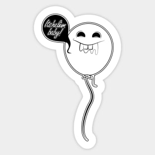 Helium Balloon Sticker